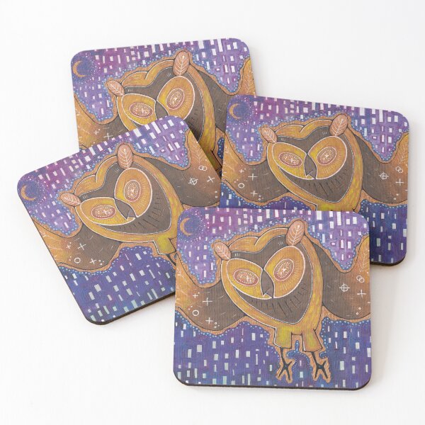 Item preview, "Cosmic Owl" designed and sold by phoebedeanart.