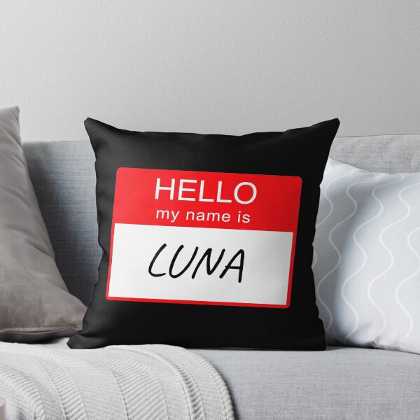 Item preview, Hello My Name is Luna Name Tag Custom Personalised Design  designed and sold by CreatedbyJR.