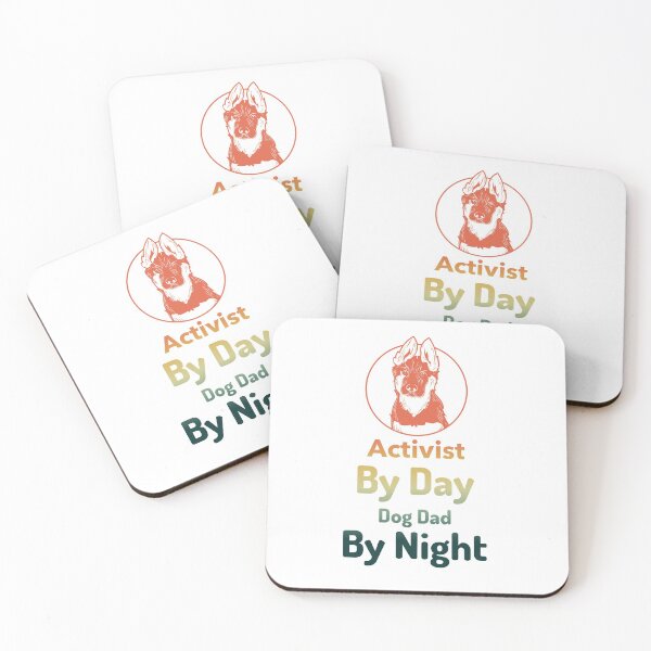 Item preview, Activist By Day, Dog Dad By Night designed and sold by jtechlimitless.