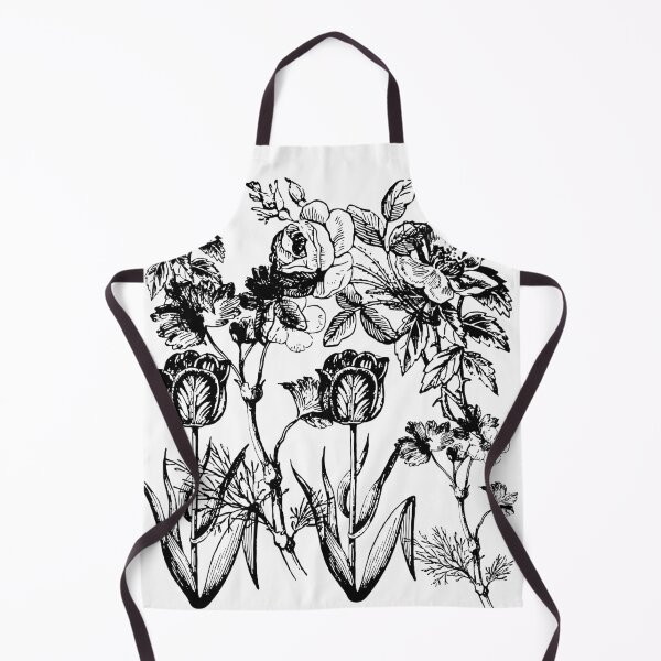 Item preview, Vintage Black and White Flowers For Women T-Shirt designed and sold by Walking Direction.