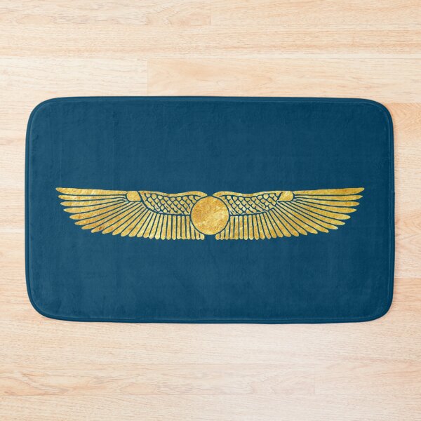 Item preview, Gold winged sundisc (on blue) designed and sold by DotorEaon.
