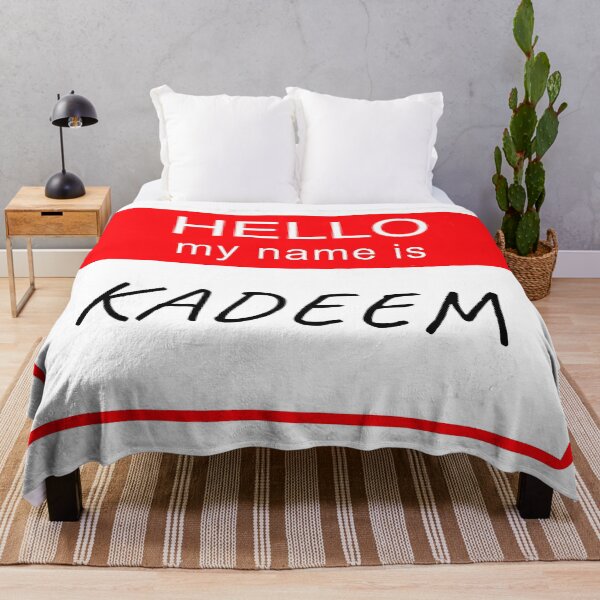 Item preview, Hello My Name is Kadeem Name Tag Custom Personalised Design  designed and sold by CreatedbyJR.