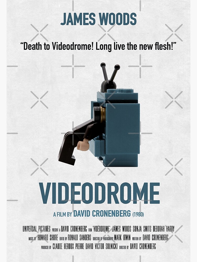 Videodrome by David Cronenberg 1980 Alternative classic cult movie art  Poster for Sale by cinemadnesshirt