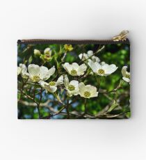 White Blossoms Studio Pouch
