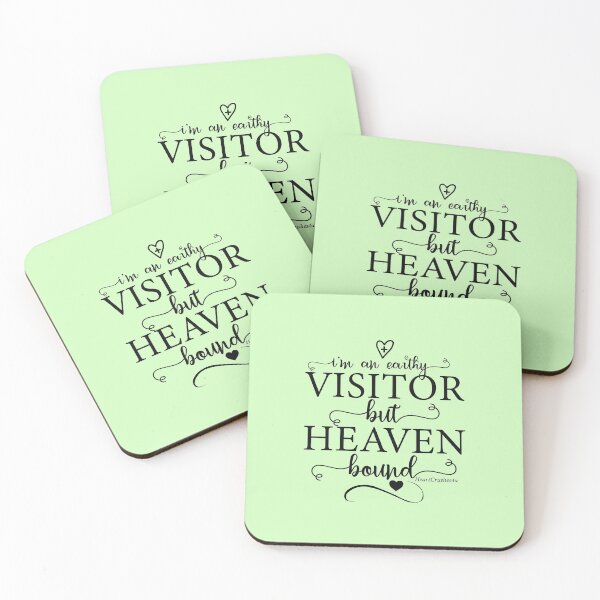 Item preview, Earthly Visitor but Heaven Bound designed and sold by HeartCrushes4u.