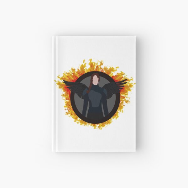 Katniss Everdeen Mockingjay Girl on Fire Cuaderno de tapa dura
