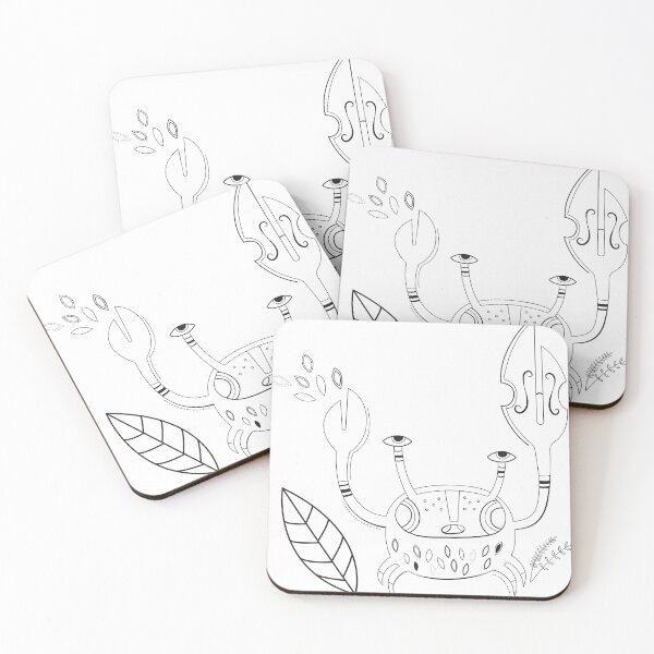 Item preview, Black and White Crab designed and sold by TIENDA PARA LA PAZ.
