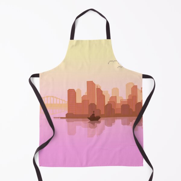 Item preview, Pixel Art Ocean City designed and sold by SoulButler.