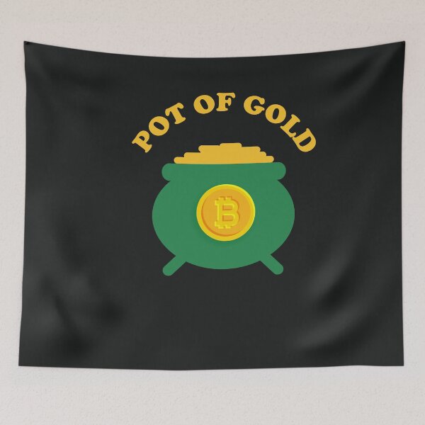 Item preview, Pot Of Gold St. Patricks Day Bitcoin Crypto Hodl Hold BTC Cryptocurrency designed and sold by gkao.