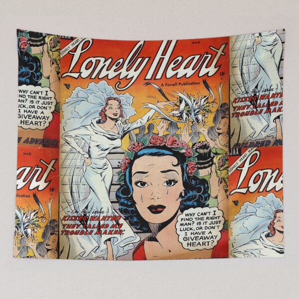 Item preview, The Lonely Heart Vintage Comic designed and sold by LittleIconShop.