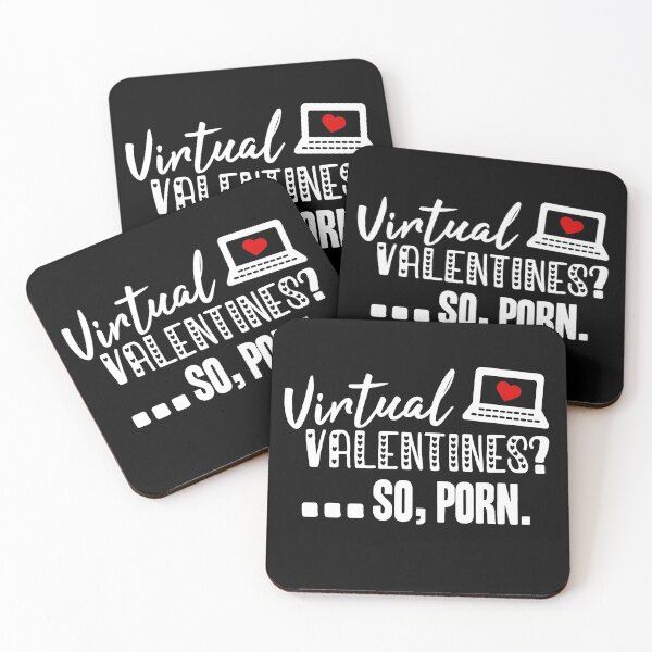 Item preview, Funny Virtual Valentines Day Vday Online 2021 Cute Matching couples designed and sold by RainbowPandas.