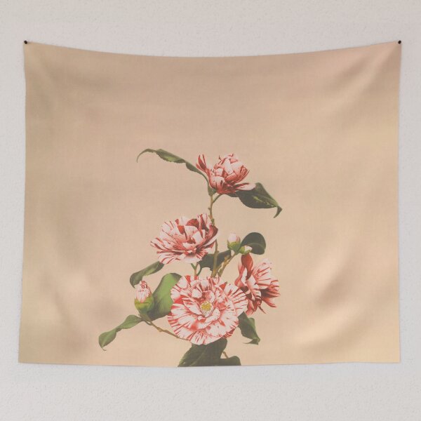 Item preview, Striped Camellias Flower designed and sold by suttieg.