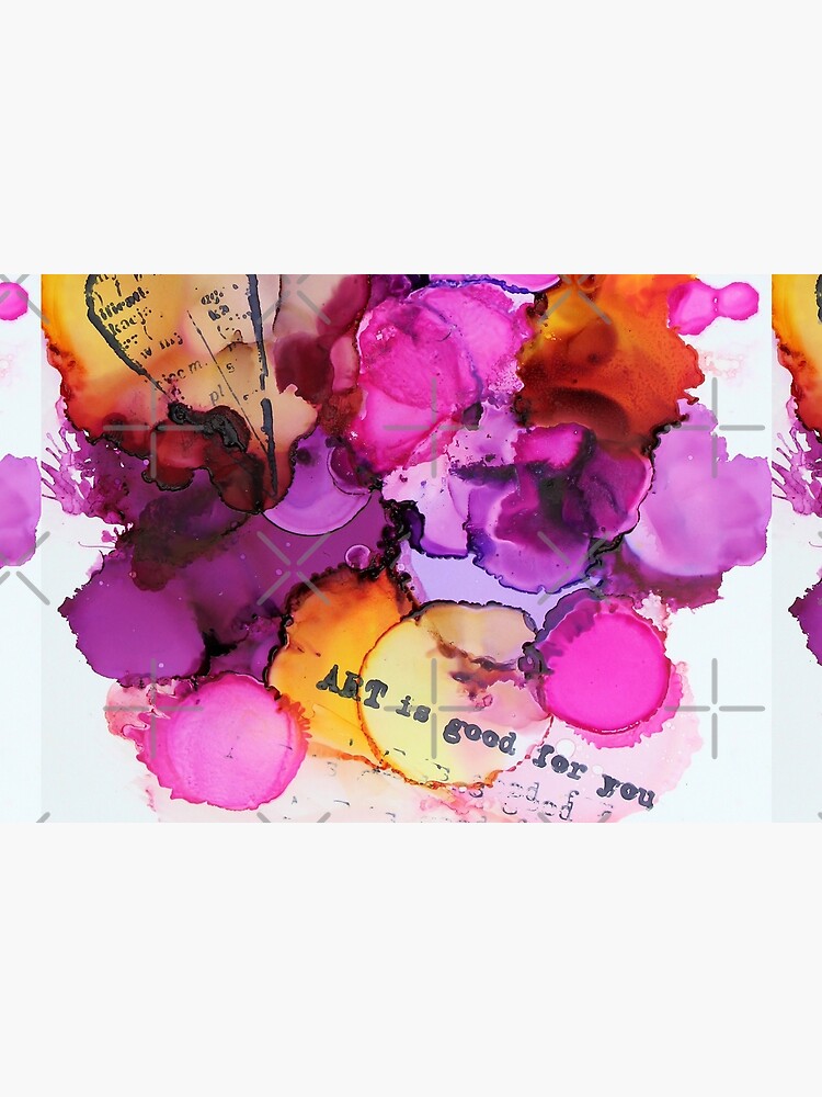 Aperçu 6 sur 6. Tapis de bain avec l'œuvre Love Story (happy art) créée et vendue par mptresart.