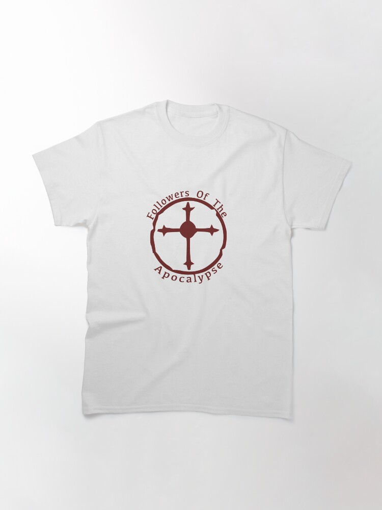 Imagen 3 de 7, Camiseta clásica con la obra Seguidores del Apocalipsis, diseñada y vendida por sophiatav.
