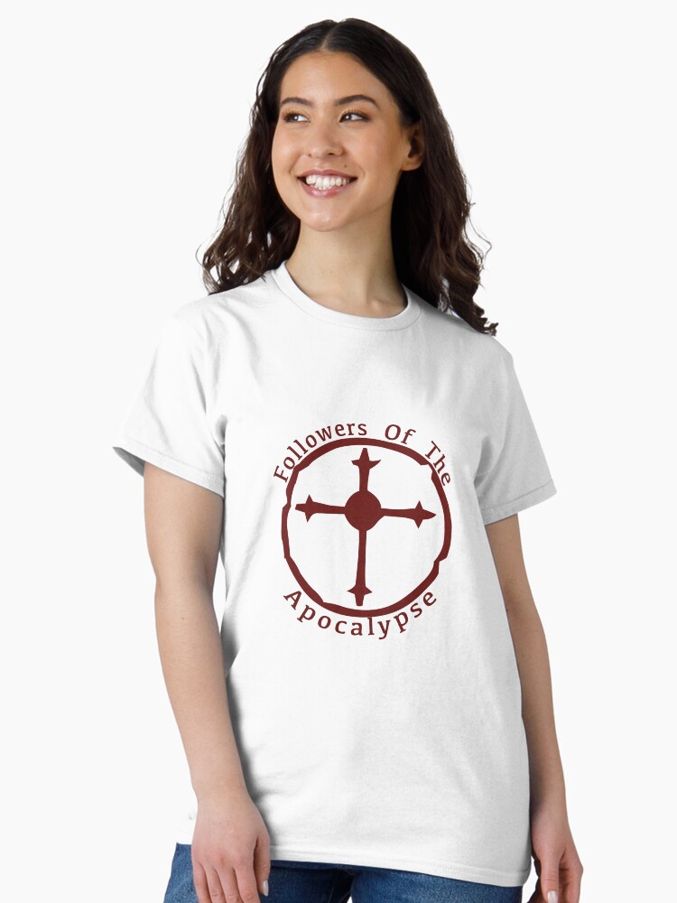 Imagen 2 de 7, Camiseta clásica con la obra Seguidores del Apocalipsis, diseñada y vendida por sophiatav.