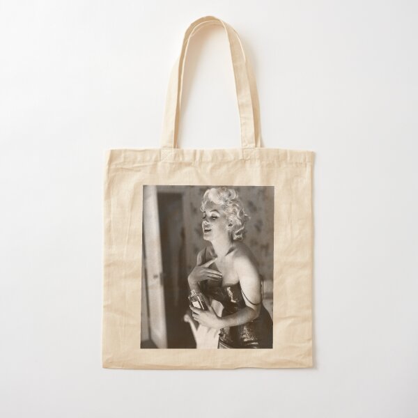 vintage Marilyn Monroe purse bag tote black canvas