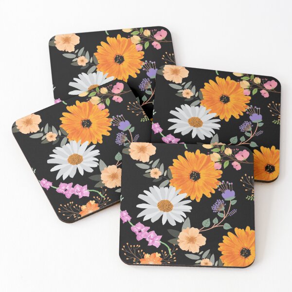 Item preview, Bright Colorful Flowers Pattern Design designed and sold by EarthArtDesigns.