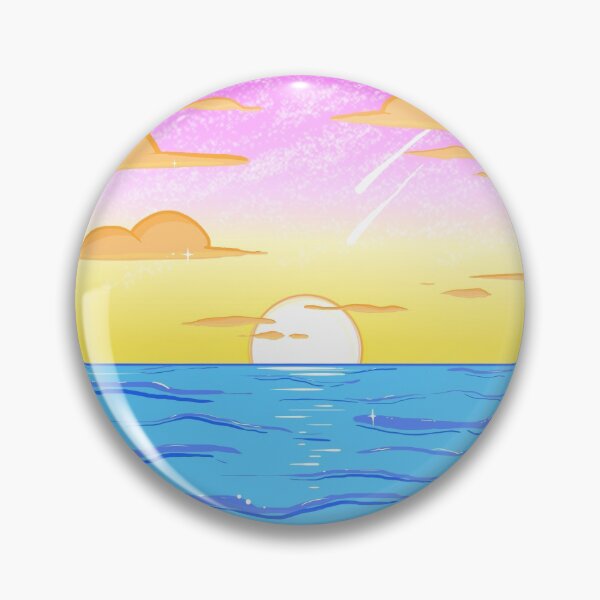 Item preview, Pansexual Flag Landscape designed and sold by SosaPaintings.