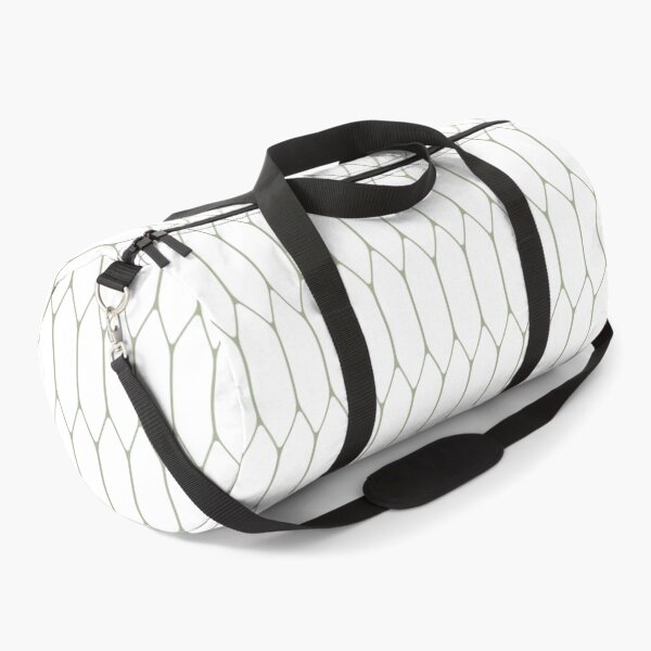 Item preview, Long Honeycomb Minimalist Geometric Pattern in Sage Green and White designed and sold by kierkegaard.