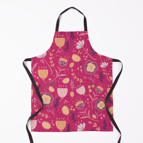 Item preview, Whimsy Floral pattern red tones designed and sold by marina63.