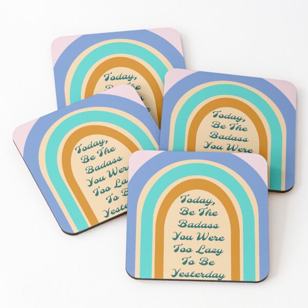 Item preview, Retro Rainbow Badass designed and sold by Old Urban Farmhouse Design Studio.