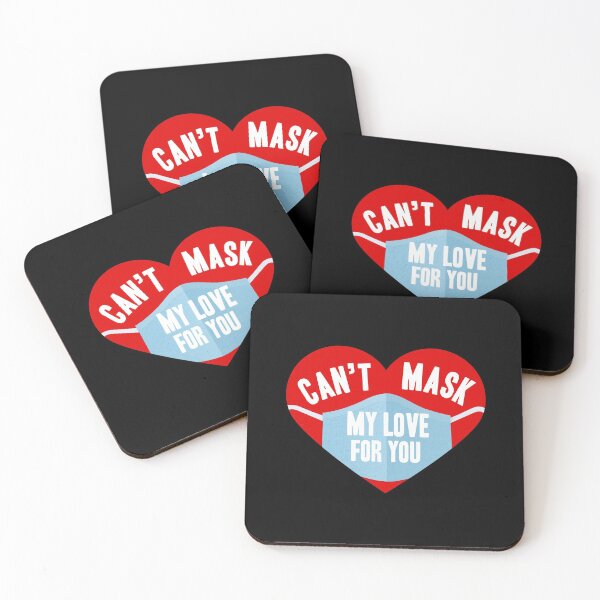 Item preview, Can't Mask My Love For you valentines Day Vday 2021 designed and sold by RainbowPandas.