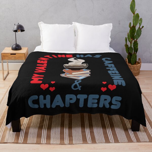 Item preview, My Valentine Has Caffeine and Chapters - Funny Book And Coffee Gift designed and sold by leo121687.