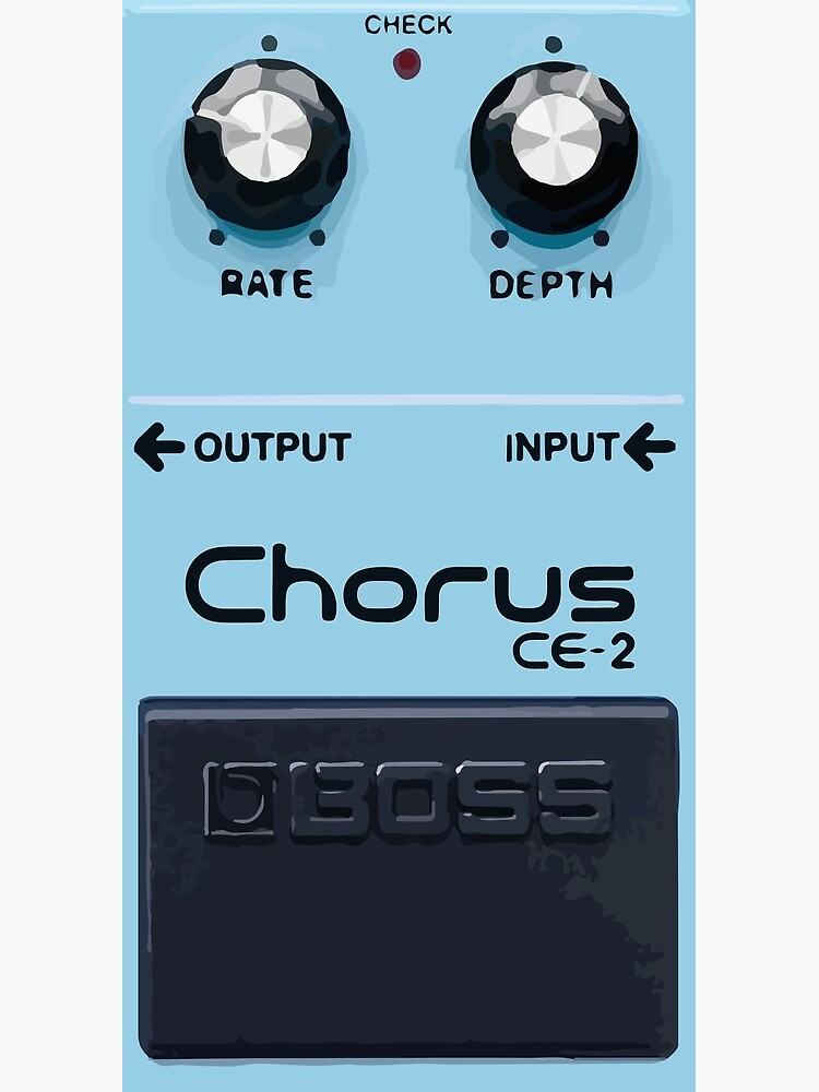 Boss CE-2 Chorus Art Print for Sale by JD333 | Redbubble