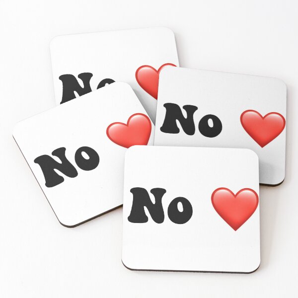 Item preview, No <3 sticker designed and sold by procreaterr.