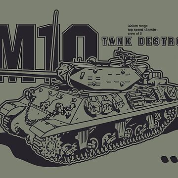 Artwork thumbnail, M10 Tank Destroyer by b24flak
