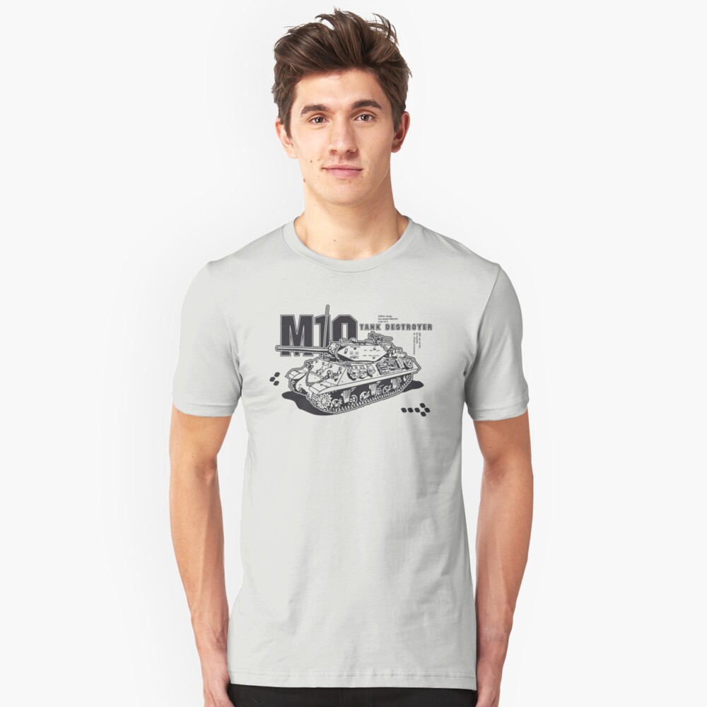 M10 Tank Destroyer Slim Fit T-Shirt