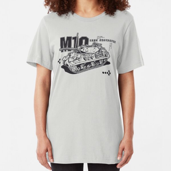M10 Tank Destroyer Slim Fit T-Shirt