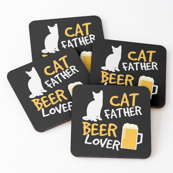 Item preview, Cat Father, Beer Lover designed and sold by Illustragrump.