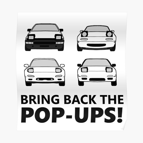 "Bring back the popups!" Poster by Magestig Redbubble