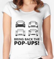 Bring back the pop-ups! Women's Fitted Scoop T-Shirt