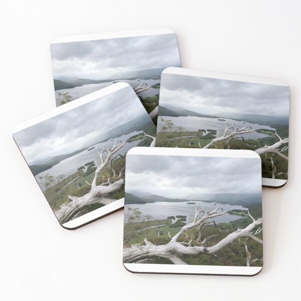 Item preview, Keswick Lake a view from Friar’s Crag under Storm sky and framed by a fallen Birch  designed and sold by HiddenGemsPics.