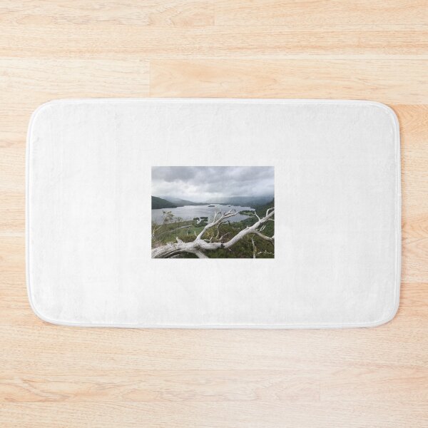 Item preview, Keswick Lake a view from Friar’s Crag under Storm sky and framed by a fallen Birch  designed and sold by HiddenGemsPics.