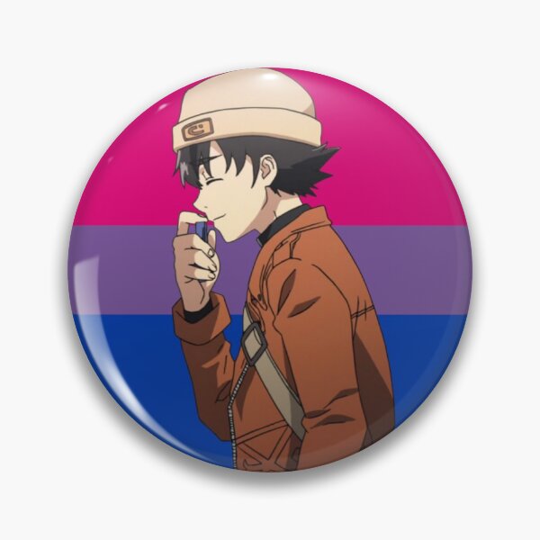 Item preview, Yukiteru Amano Bisexual Pin designed and sold by Cosplayshin.