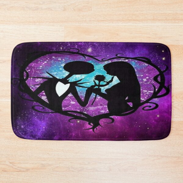 Jack and Sally Valentine's DreamscapesbyTeresa Bath Mat