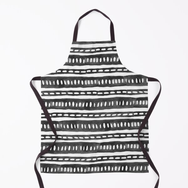 Item preview, Pattern Black and White Handmade Boho Lines designed and sold by Identity Club Co.