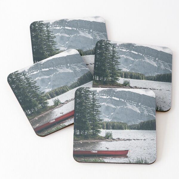 Item preview, Canoeing with Mountain Backdrop designed and sold by JDWarren.