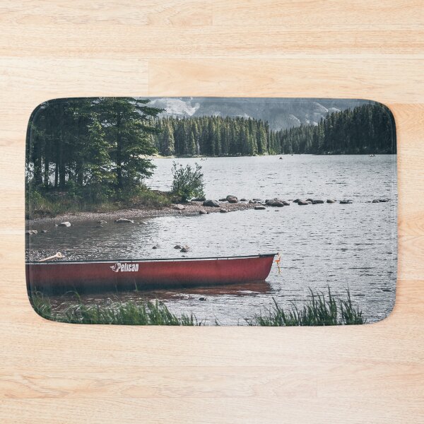 Item preview, Canoeing with Mountain Backdrop designed and sold by JDWarren.