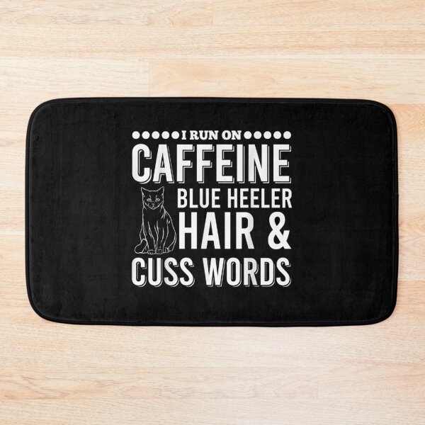 Item preview, Caffeine And Cuss Words Gift Heeler Hair Dog Coffee Lover designed and sold by shirleyfinley.