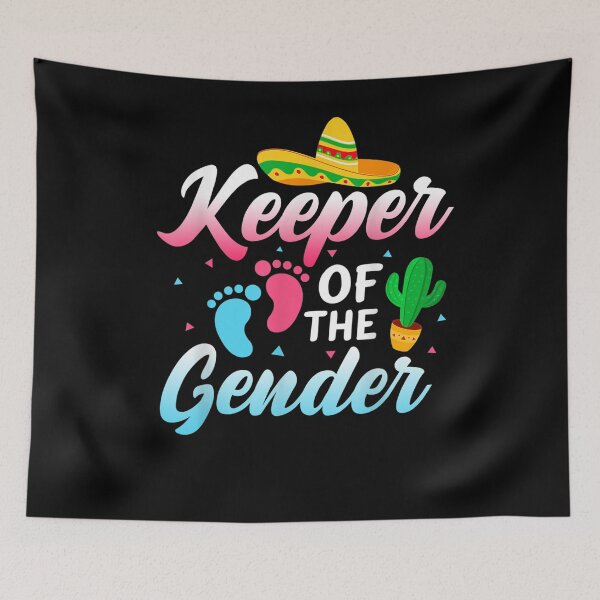 Item preview, Keeper Of The Gender Reveal Mexican Fiesta Baby Idea Gift designed and sold by shirleyfinley.