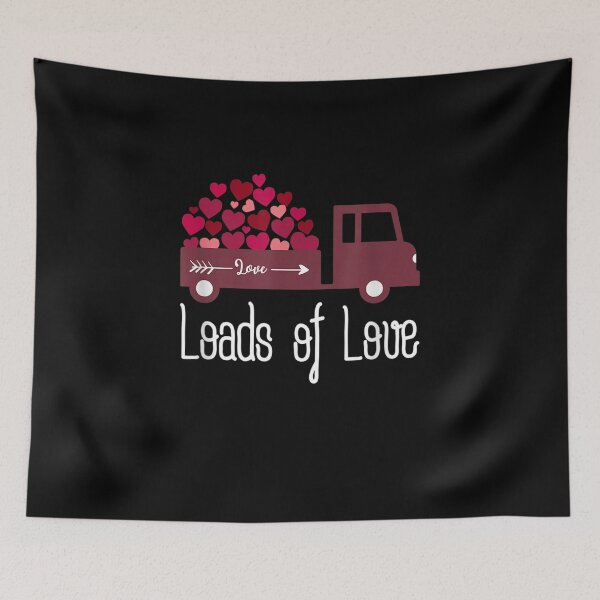 Item preview, Trucker Valentines Day Gift Loads Of Love With Hearts designed and sold by shirleyfinley.