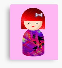 kokeshi 2 Canvas Print
