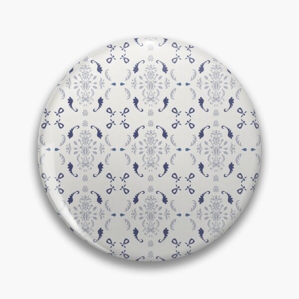 Item preview, Blue and White Damask  designed and sold by handandhart.