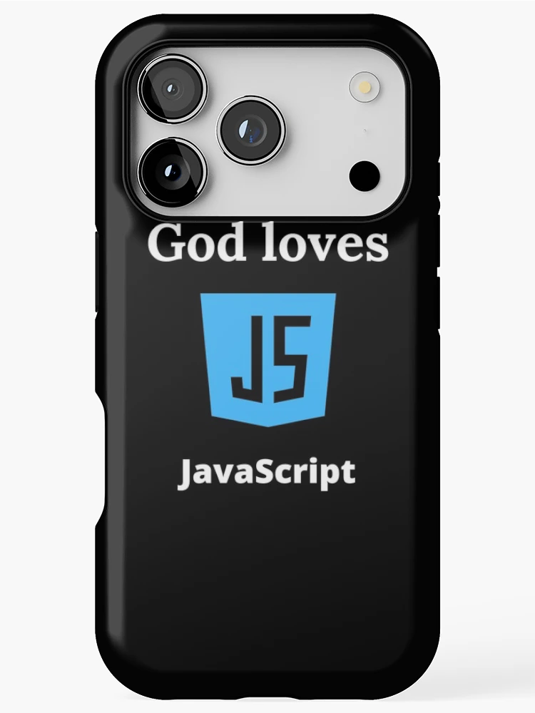 Aperçu 1 sur 4. Coque iPhone avec l'œuvre Dieu aime JavaScript créée et vendue par ChristianCoding.