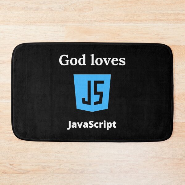 Item preview, God Loves JavaScript designed and sold by ChristianCoding.