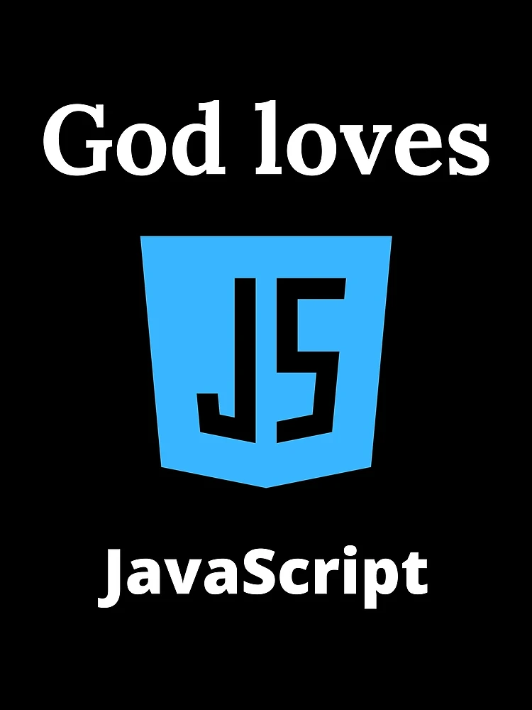 Thumbnail 3 of 3, Scarf, God Loves JavaScript designed and sold by ChristianCoding.